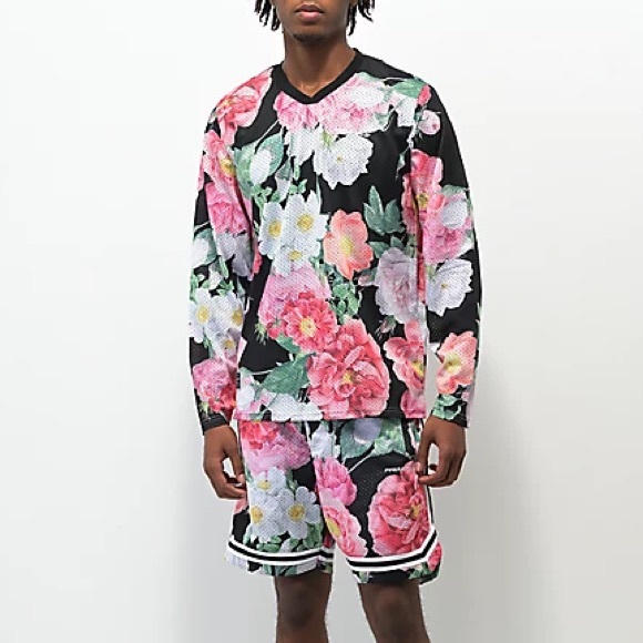 Primitive Floral Jersey Long Sleeve Top - Picture 3 of 11